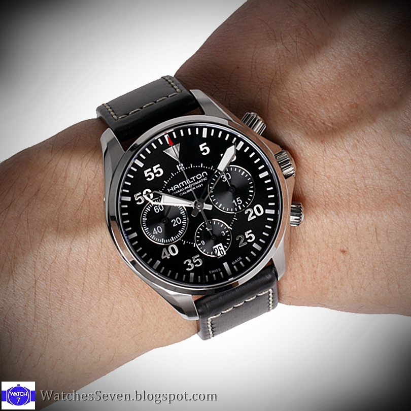 Hamilton khaki aviation top pilot automatic chronograph